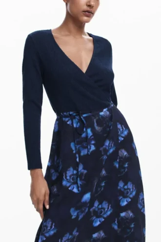Vestito midi combinato