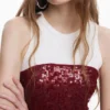Vestito midi combinato