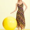 Vestito midi con spalline