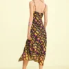 Vestito midi con spalline