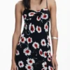 Vestito midi con volant Poppy Vestito midi con volant Poppy