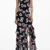 Vestito midi con volant Poppy Vestito midi con volant Poppy