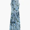 Vestito midi floccato Vestito midi floccato