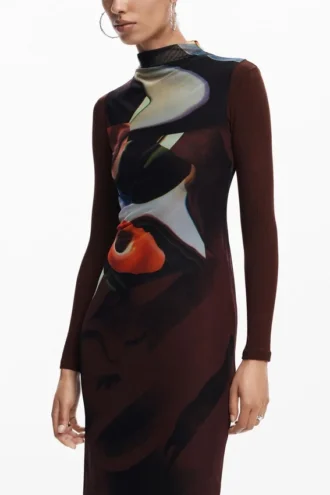 Vestito midi multiposizione