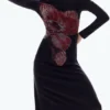 Vestito midi pixelato