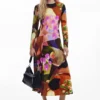 Vestito midi stampato M. Christian Lacroix