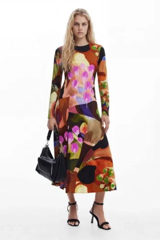 Vestito midi stampato M. Christian Lacroix