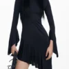 Vestito nero asimmetrico MarÍA Escote