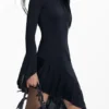 Vestito nero asimmetrico MarÍA Escote