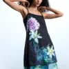Vestito reversibile a fiori Vestito reversibile a fiori