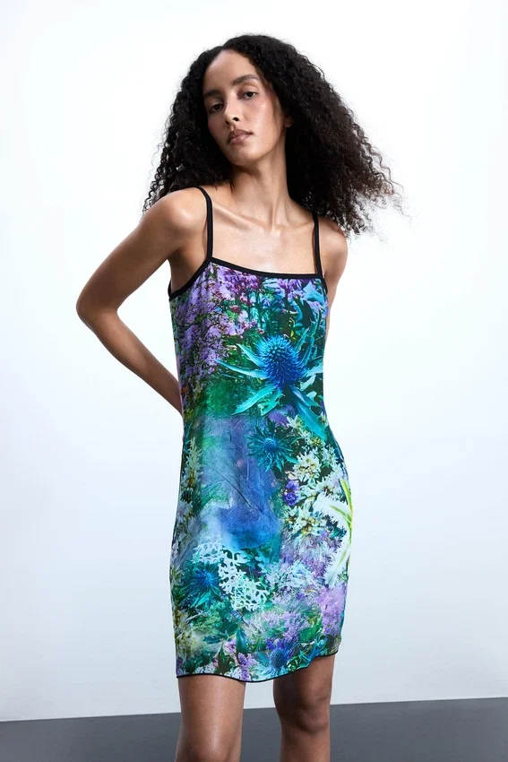 Vestito reversibile a fiori Vestito reversibile a fiori