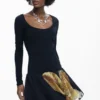 Vestito slim color orchidea Vestito slim color orchidea