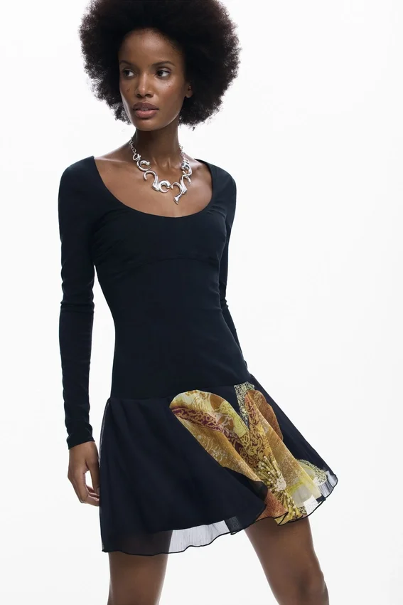 Vestito slim color orchidea Vestito slim color orchidea
