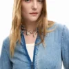 Vestito slim in denim
