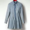 Vestito slim in denim
