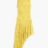 Vestito stampato asimmetrico