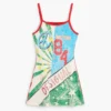 Vestito stampato multicolore
