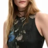 Vestito svasato a fiori