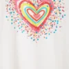 Vestito T-shirt con ritagli a forma di cuore