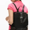 Zaino con applicazioni floreali