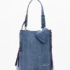 Zaino in denim con cuore Zaino in denim con cuore