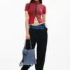 Zaino in denim con cuore Zaino in denim con cuore