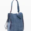 Zaino in denim con cuore Zaino in denim con cuore