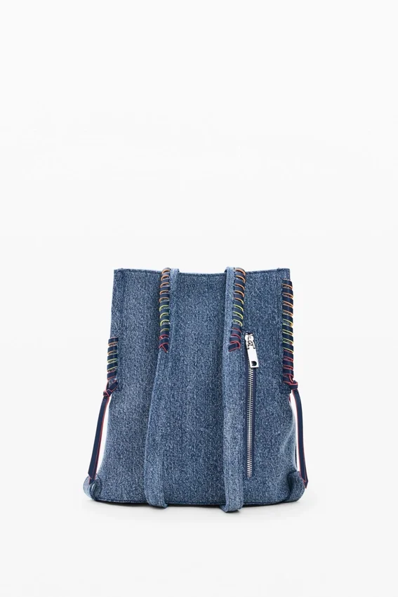 Zaino in denim con cuore Zaino in denim con cuore